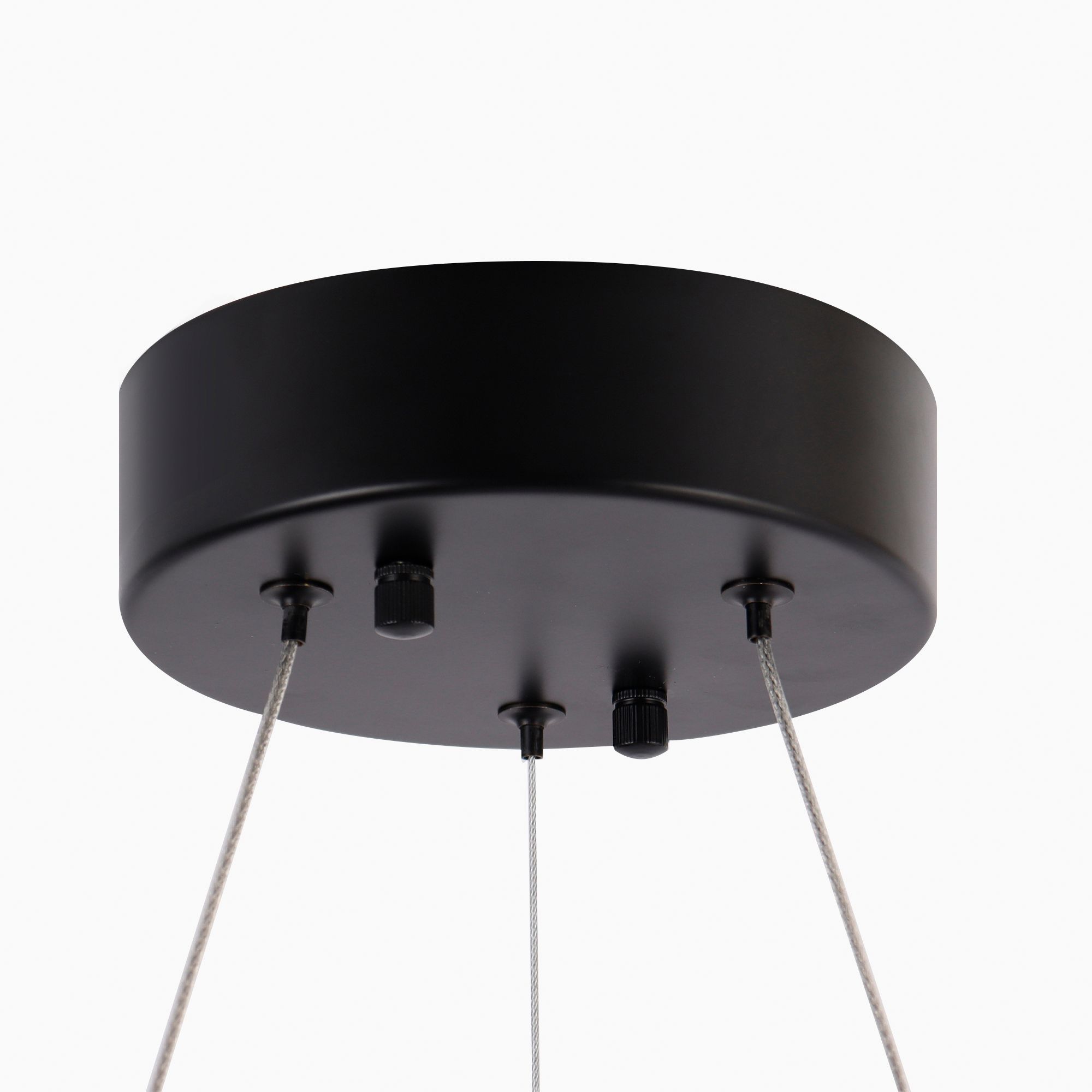 Image 2 Alutal 1-Light Gold Black LED Chandelier more views