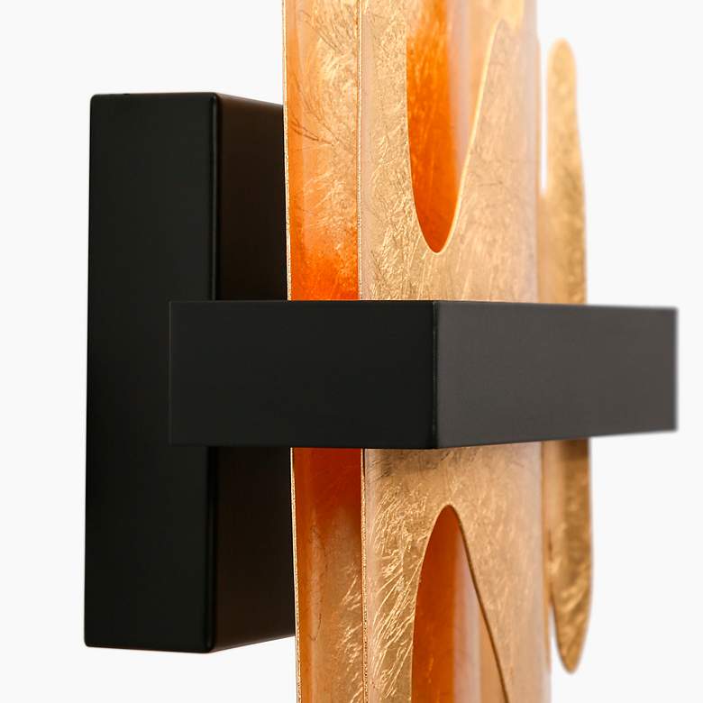 Image 5 Alutal 1-Light Gold Black LED Wall Sconces more views