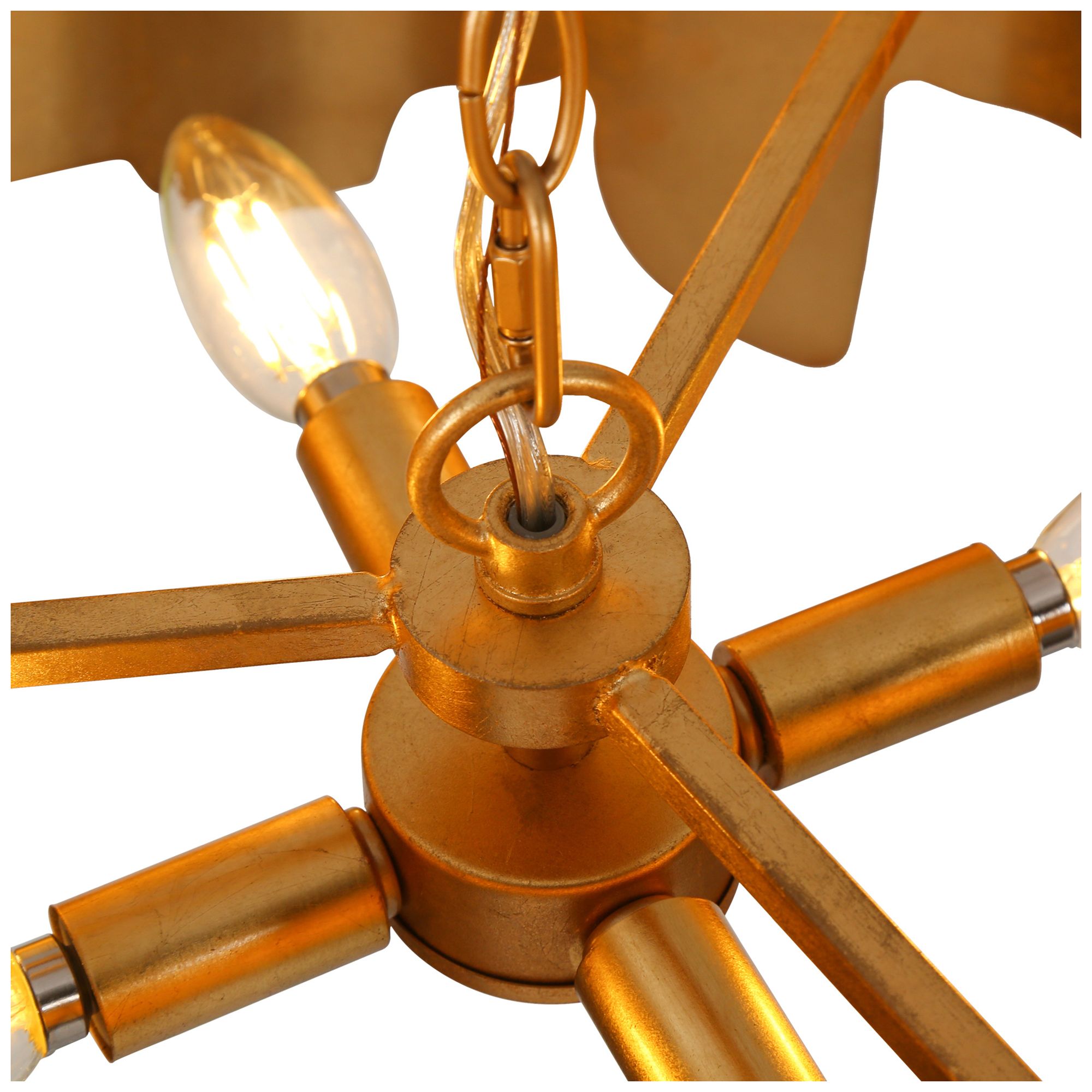 Image 4 Alutal 4-Light Black Gold Chandelier - Made to Order more views