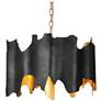 5_Alutal 4-Light Black Gold Chandelier more views