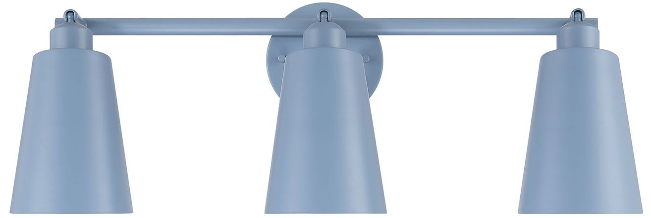 Alvar 3-Light Harbor Blue Vanity Light