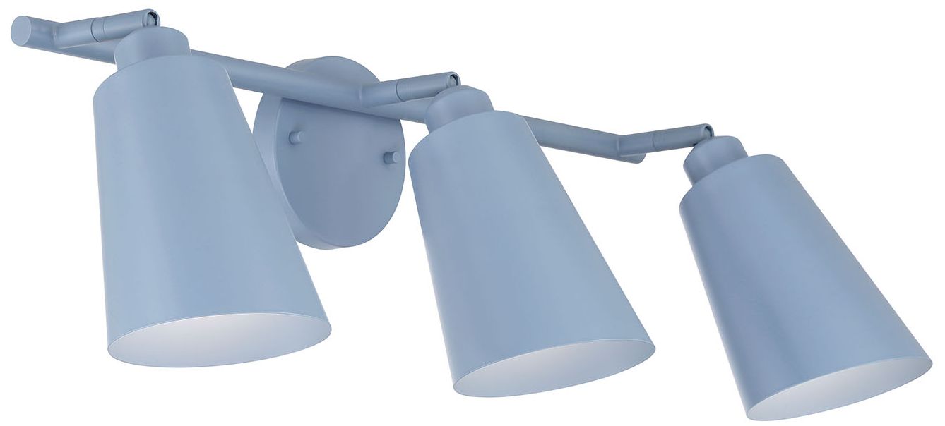 Image 2 Alvar 3-Light Harbor Blue Vanity Light more views