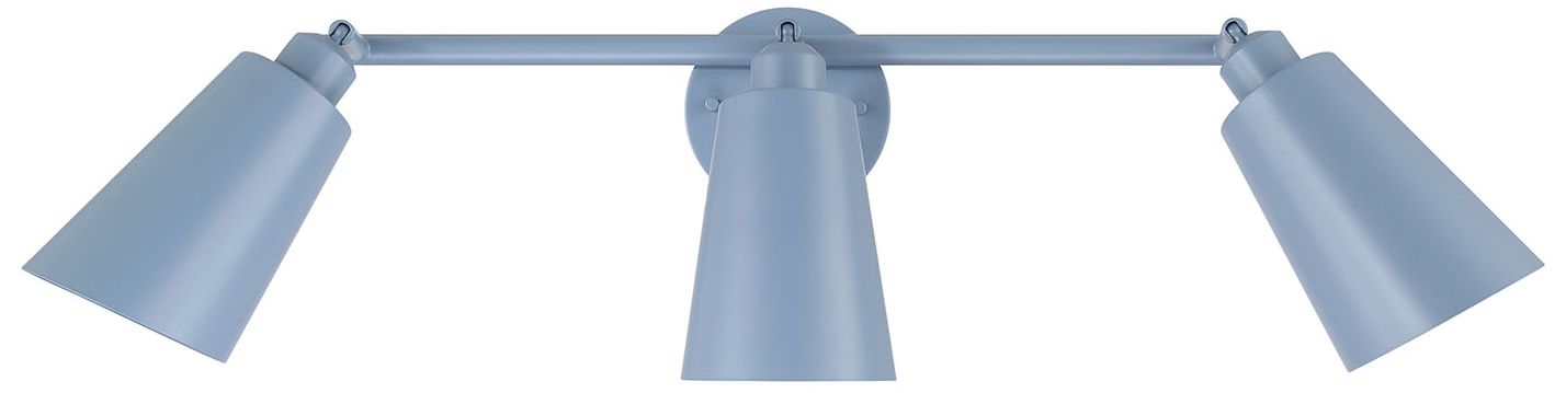 Image 6 Alvar 3-Light Harbor Blue Vanity Light more views