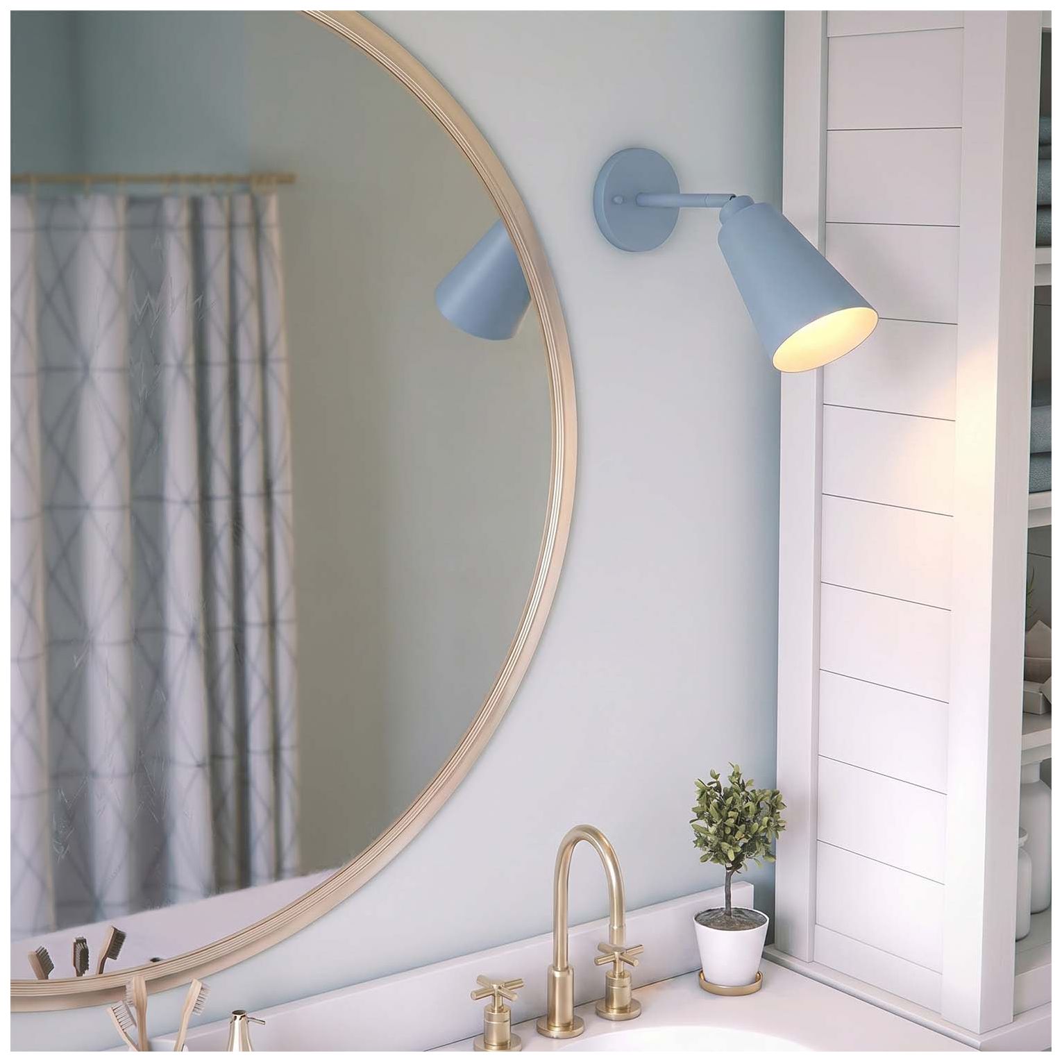Alvar Harbor Blue Wall Sconce
