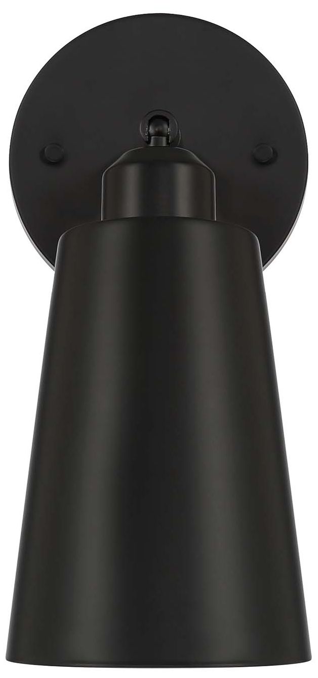 Image 2 Alvar Matte Black Wall Sconce more views