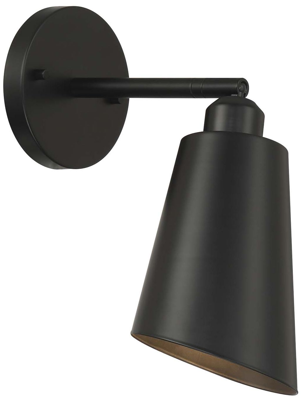 Image 3 Alvar Matte Black Wall Sconce more views