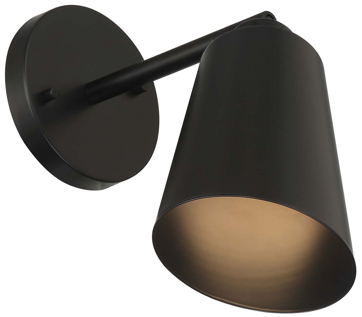 Image 5 Alvar Matte Black Wall Sconce more views
