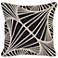 Alvar Onyx 18" Square Decorative Pillow