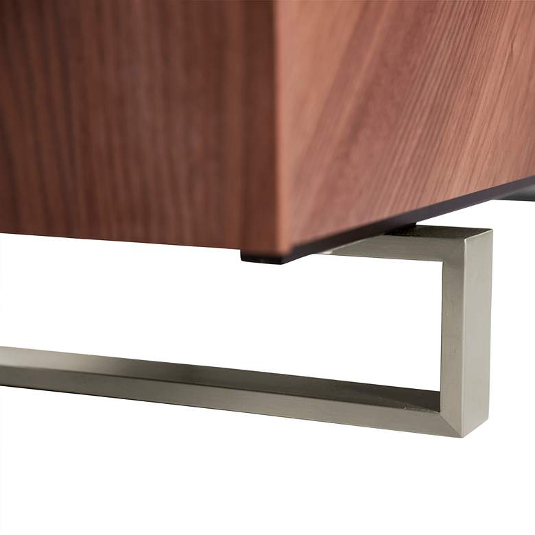 Image 3 Alvarado 70 3/4"W American Walnut Wood 4-Door Media Stand more views