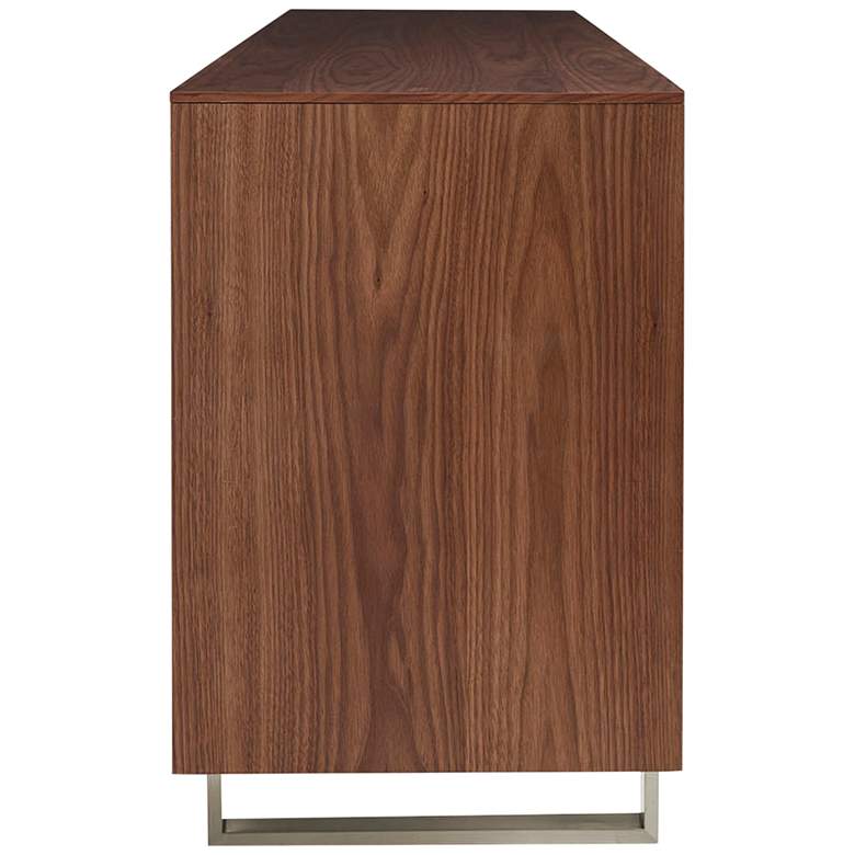 Image 6 Alvarado 70 3/4 inchW American Walnut Wood 4-Door Media Stand more views