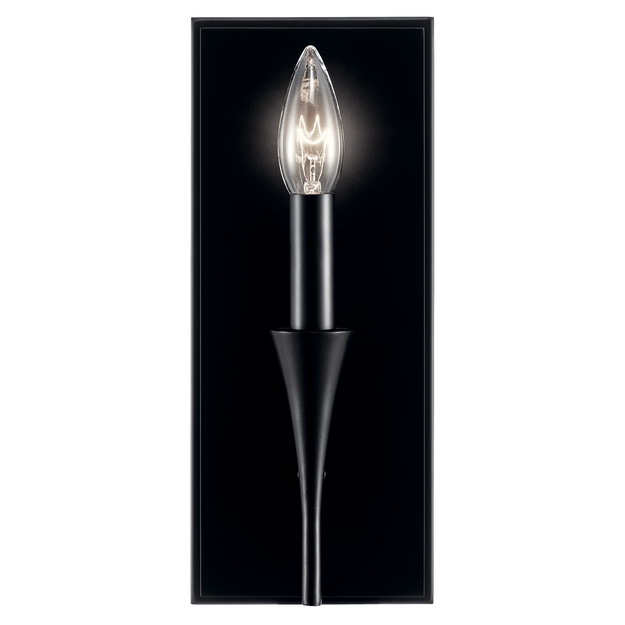 Image 4 Alvaro 11.5 Inch 1 Light Wall Sconce in Black more views