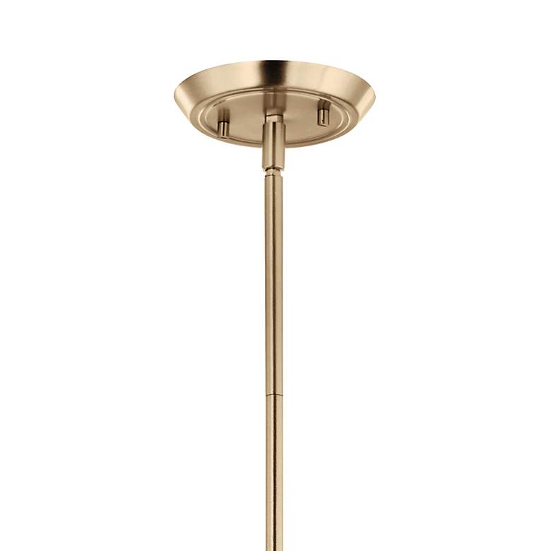 Image 5 Alvaro 40 1/4" Wide Brushed Natural Brass 6-Light Chandelier more views