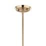 5_Alvaro 40 1/4" Wide Brushed Natural Brass 6-Light Chandelier more views