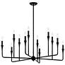 2_Alvaro Black Chandelier 12Lt