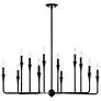 3_Alvaro Black Chandelier 12Lt more views