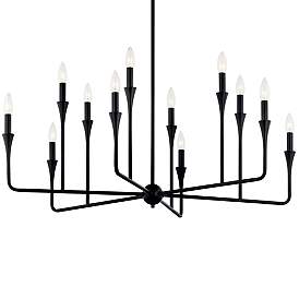 Image4 of Alvaro Black Chandelier 12Lt more views
