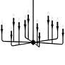 4_Alvaro Black Chandelier 12Lt more views