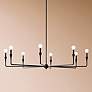 1_Alvaro Black Chandelier 8Lt