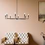 7_Alvaro Black Chandelier 8Lt more views