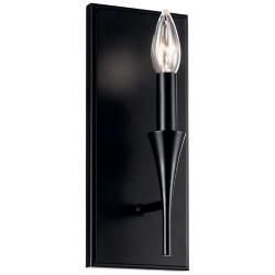 Alvaro Black Wall Sconce 1Lt