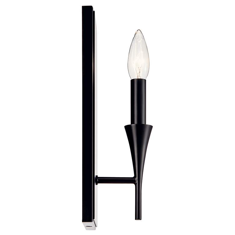 Image 3 Alvaro Black Wall Sconce 1Lt more views