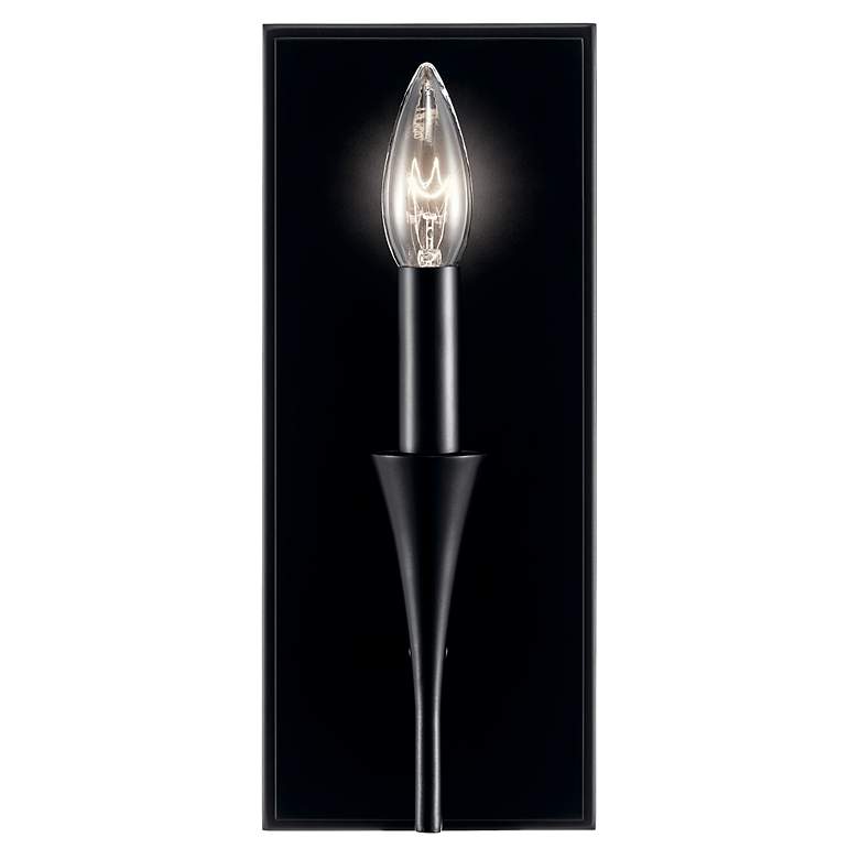 Image 4 Alvaro Black Wall Sconce 1Lt more views
