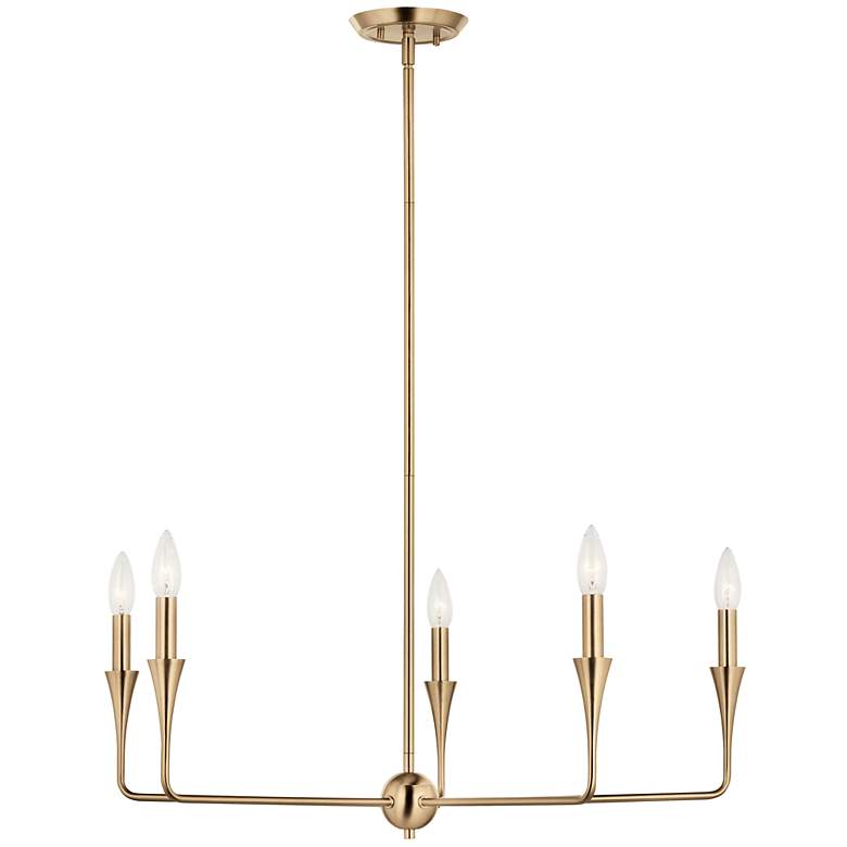 Image 6 Alvaro Champagne Bronze Chandelier 5Lt more views