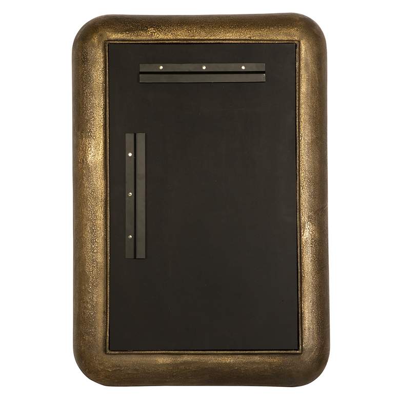 Image 6 Alvaro Plated Antique Brass 29 1/2" x 42 1/2" Wall Mirror more views