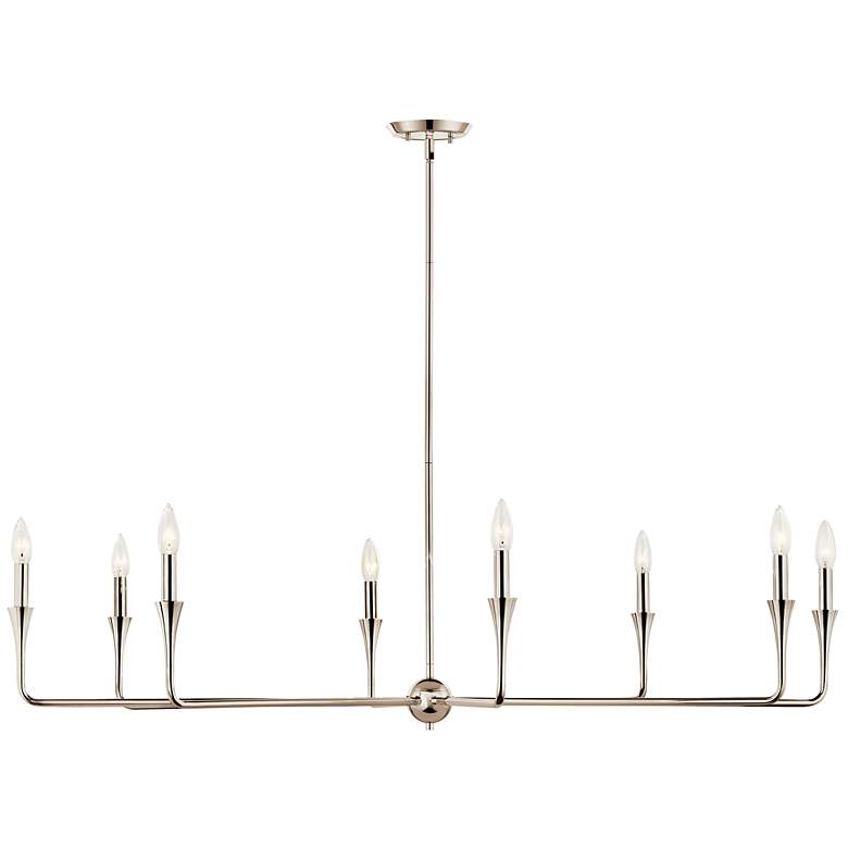 Image 3 Alvaro Polished Nickel Chandelier 8Lt more views