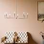 6_Alvaro Polished Nickel Chandelier 8Lt more views