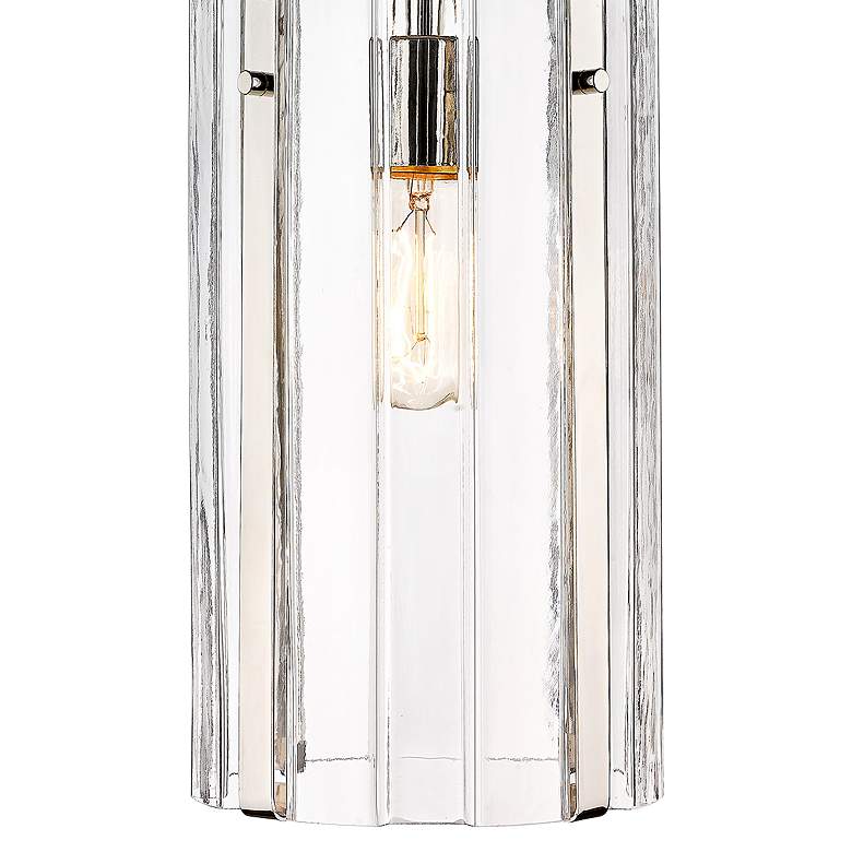 Image 2 Alverton 8" Wide Polished Nickel Mini Pendant more views