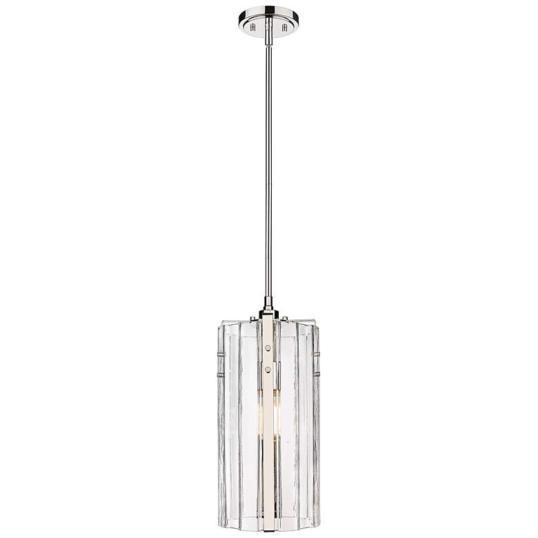 Image 5 Alverton 8" Wide Polished Nickel Mini Pendant more views