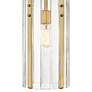 2_Alverton 8" Wide Rubbed Brass Mini Pendant more views