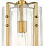 3_Alverton 8" Wide Rubbed Brass Mini Pendant more views