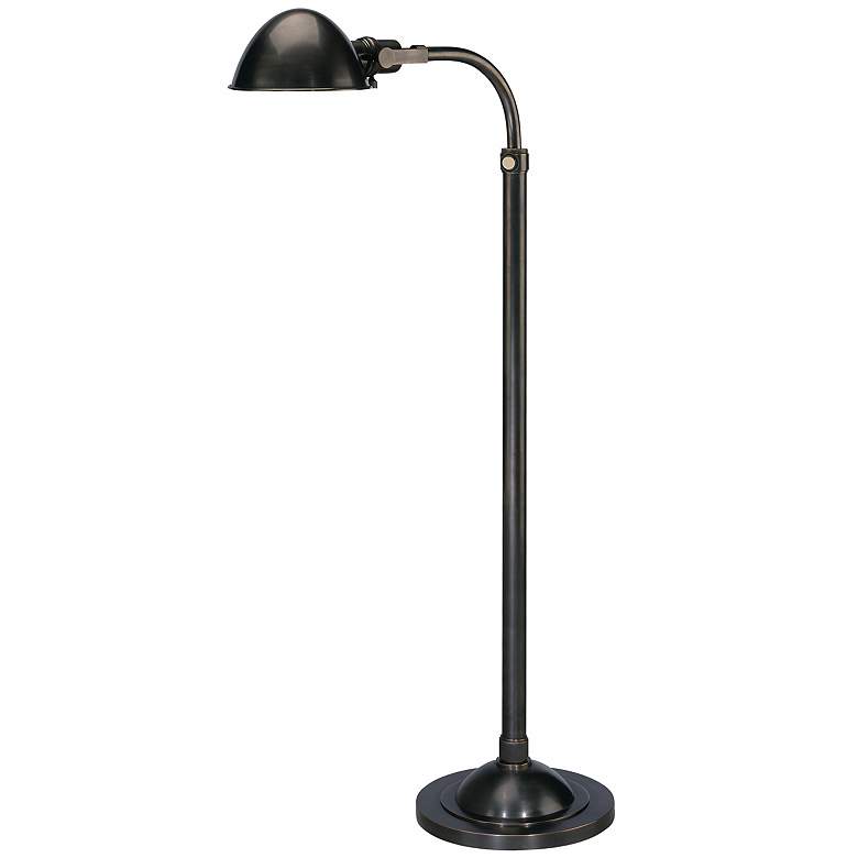 Image 1 Alvin Patina Bronze Adjustable Pharmacy Floor Lamp