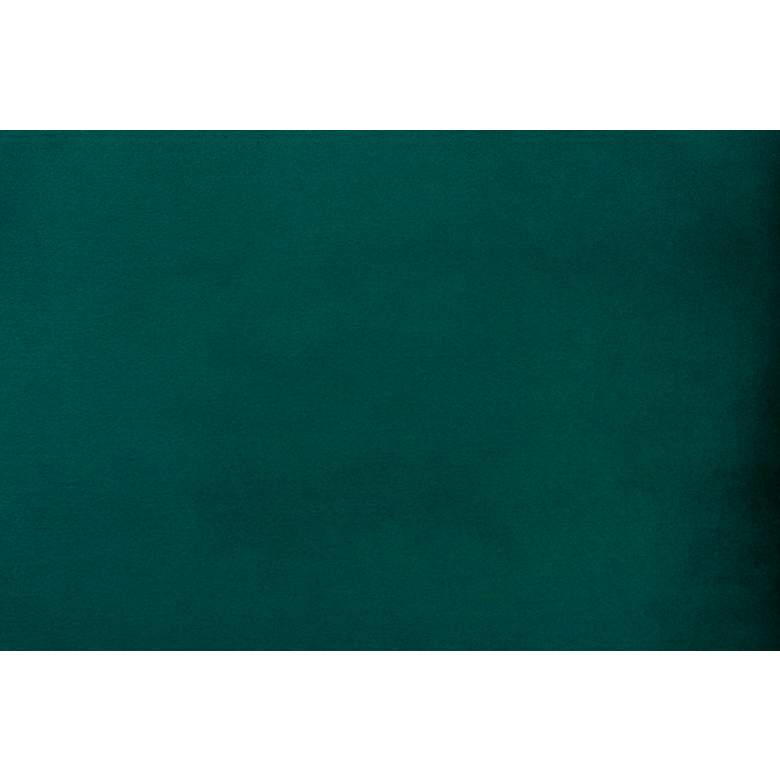 Image 5 Alvis 45" Wide Green Velvet Fabric Dining Nook Banquette Set more views