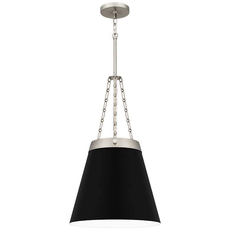 Image 1 Alwyn 1-Light Brushed Nickel Mini Pendant