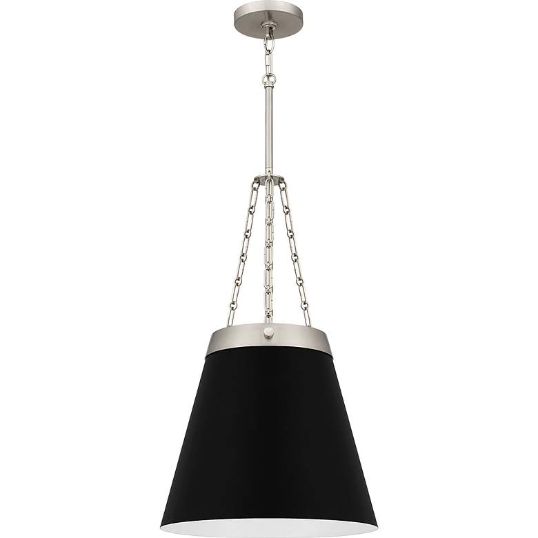 Image 4 Alwyn 1-Light Brushed Nickel Mini Pendant more views