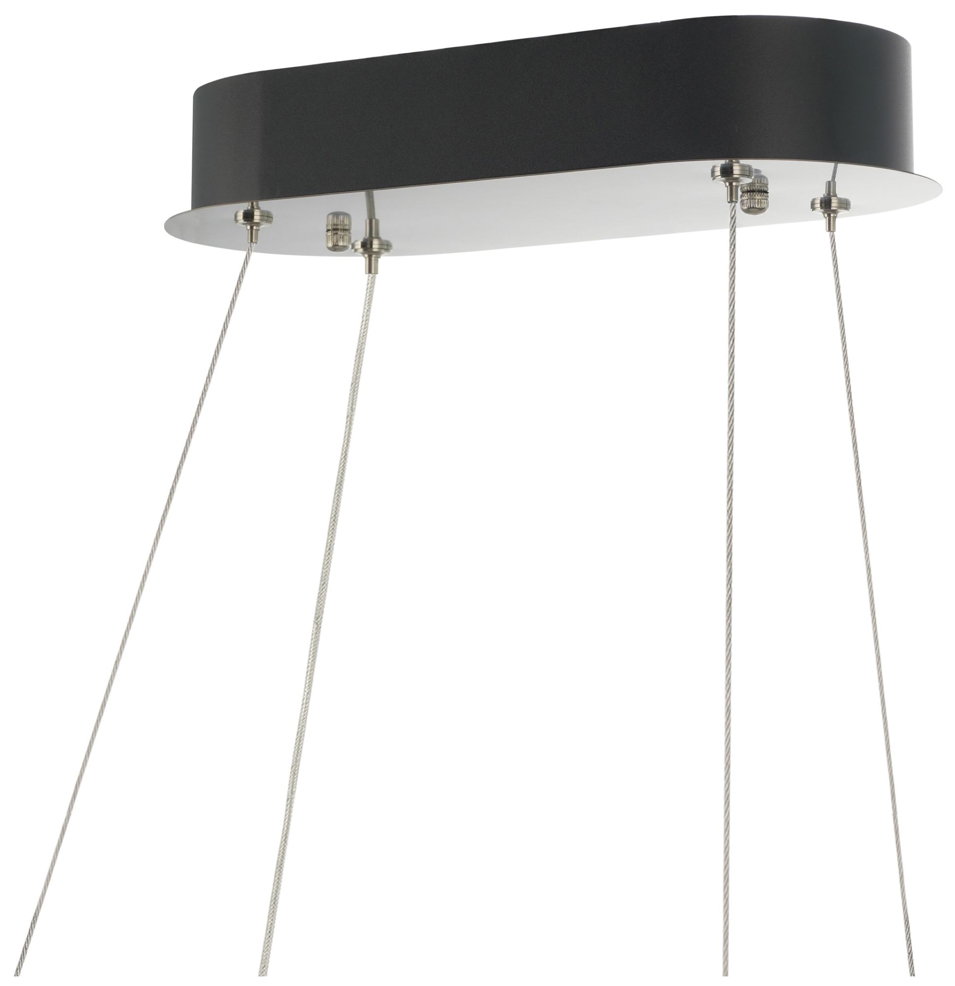 Image 5 Alya 47" Wide Polished Nickel Pendant more views