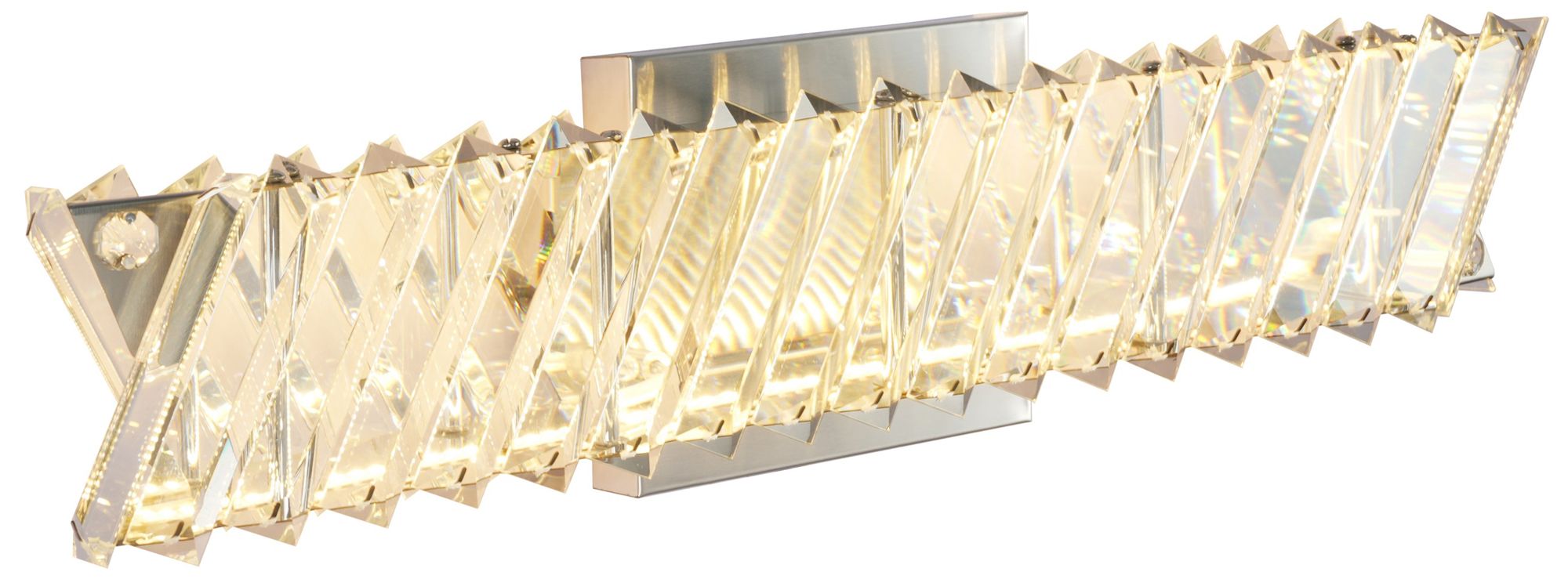 Image 3 Alya 5" High Polished Nickel Wall Sconce more views