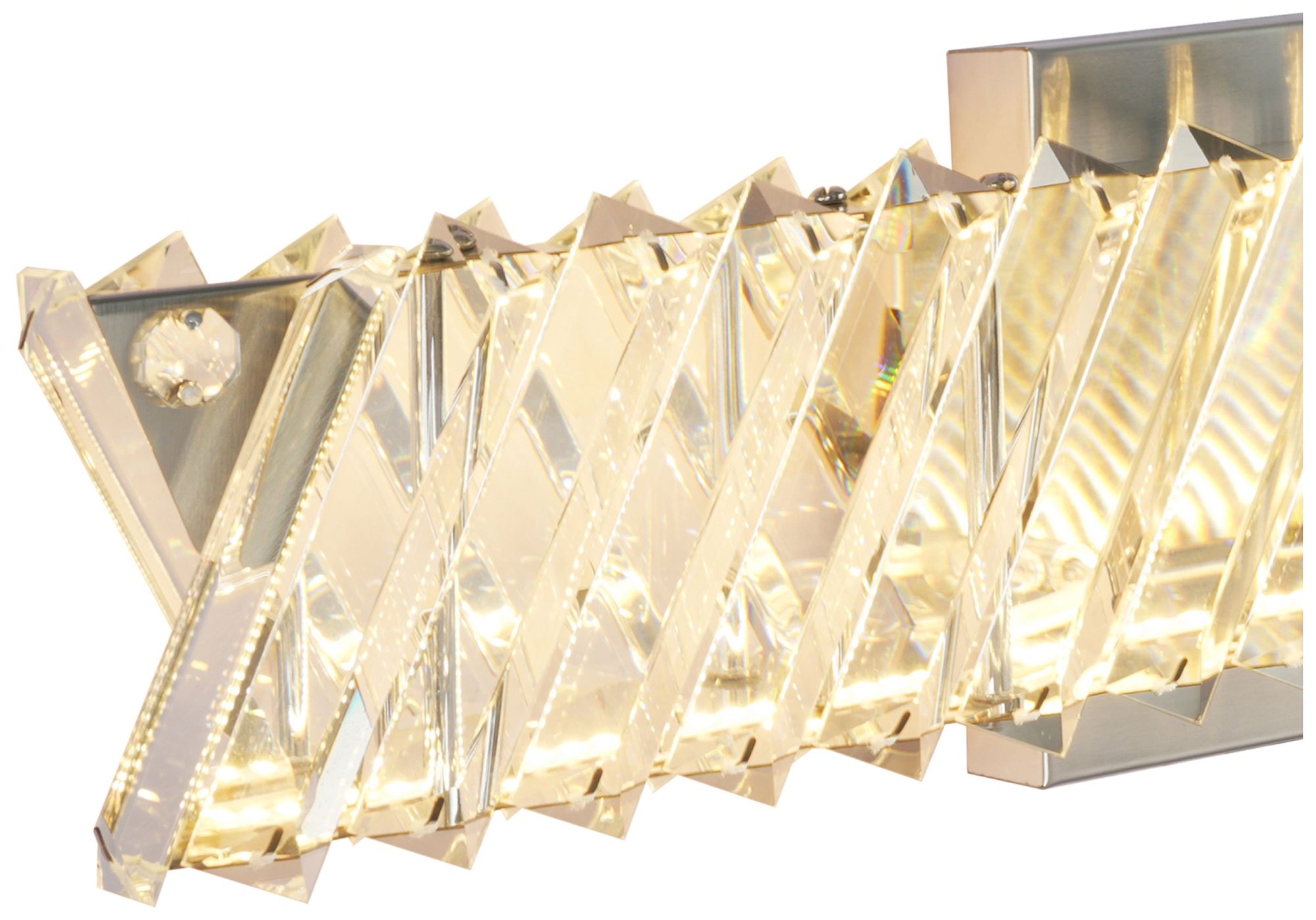 Image 5 Alya 5" High Polished Nickel Wall Sconce more views