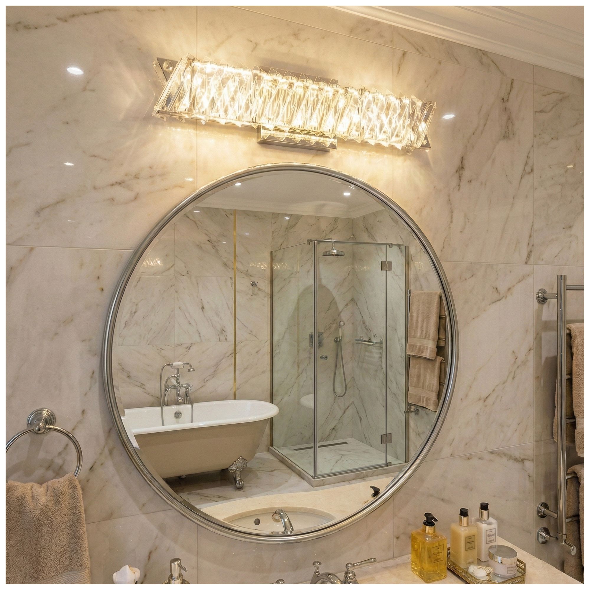 Image 7 Alya 5" High Polished Nickel Wall Sconce more views