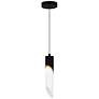1_Alys 1-Light Integrated LED Matte Black Mini Pendant