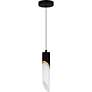 2_Alys 1-Light Integrated LED Matte Black Mini Pendant more views