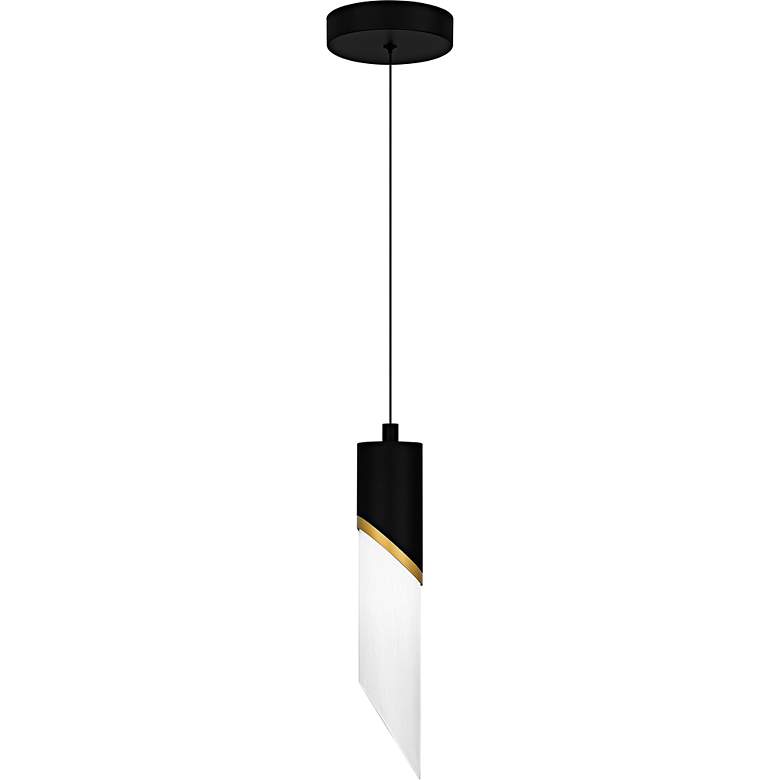 Image 3 Alys 1-Light Integrated LED Matte Black Mini Pendant more views