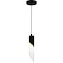 3_Alys 1-Light Integrated LED Matte Black Mini Pendant more views