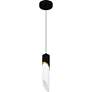 4_Alys 1-Light Integrated LED Matte Black Mini Pendant more views