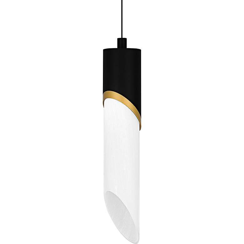 Image 5 Alys 1-Light Integrated LED Matte Black Mini Pendant more views
