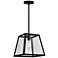 Alyson 1 Light Down Mini Pendant With Black Finish