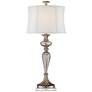 Alyson Mercury Glass Table Lamp With 7" Wide Square Riser